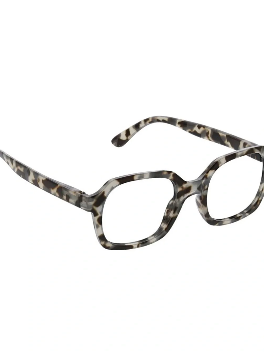 New Peepers Jet‎ Set Gray Tortoise Blue Light Filter Glasses +0.00